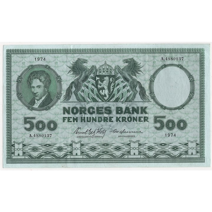 500 kroner 1974 A.4880137. Kv.01