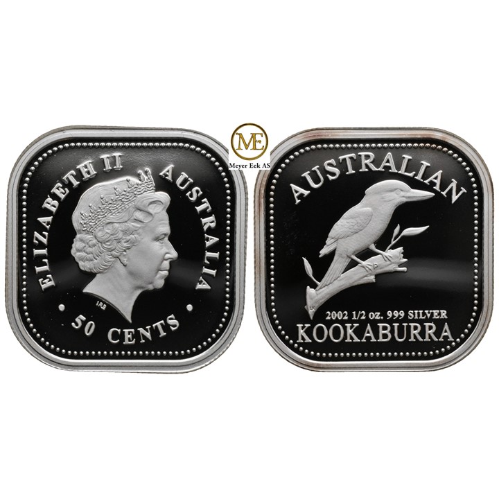 2002 Australia 50 cents – 1/2 oz Kookaburra
