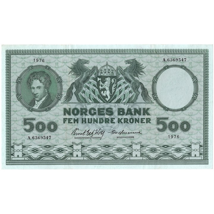 500 kroner 1976 A.6369547. Kv.01