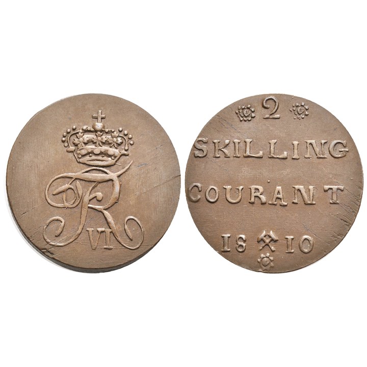 2 skilling 1810 Frederik VI. Kv. God 01