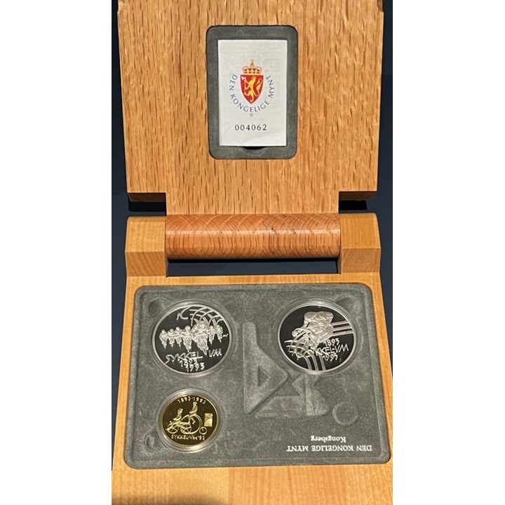 Komplett sykkel VM 1993. En gull og to sølv. Proof